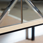 Шкаф с 2-мя зеркальными дверцами Serena Mirror Cabinet варинант исполнения - 5 | Loft Concept в Сочи