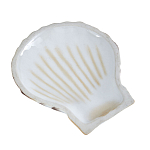 Фигурка из фарфора в виде ракушки морского гребешка Marine Tridacna варинант исполнения - 2 | Loft Concept в Сочи