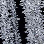 Люстра многоярусная с каркасом из металла и прозрачными подвесками FAIRYTREE Light варинант исполнения - 7 | Loft Concept в Сочи