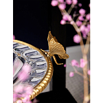 Чаша из прозрачного стекла с бронзовым ободком и фигурками бабочек Eden Garden варинант исполнения - 4 | Loft Concept в Сочи