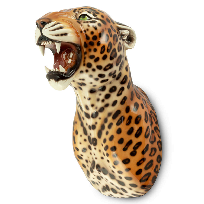 Аксессуар на стену Леопард Abhika LEOPARD HEAD HANGING Коричневый в Сочи | Loft Concept 