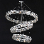 Хрустальная Люстра Элизабет из трех колец Хром  варинант исполнения - 1 | Loft Concept в Сочи