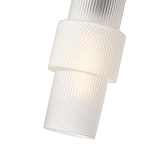 Подвесной светильник со стеклянным рифленым плафоном цилиндрической формы Eliara 13 варинант исполнения - 8 | Loft Concept в Сочи