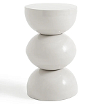 Приставной столик белого цвета Bead варинант исполнения - 1 | Loft Concept в Сочи