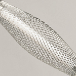 Люстра круглая каскадня с 5-ю плафонами из металлической сетки Mesh Lampshade Lighting варинант исполнения - 7 | Loft Concept в Сочи