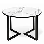 Стол обеденный раздвижной со столешницей белый мрамор Magali варинант исполнения - 2 | Loft Concept в Сочи