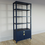 Стеллаж со стеклянными полками Elsa Dreams Blue варинант исполнения - 1 | Loft Concept в Сочи