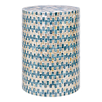 Столик с инкрустацией с перламутровым узором Rona варинант исполнения - 1 | Loft Concept в Сочи