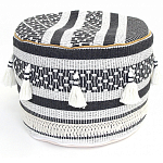 Пуф  Black and White Ornament варинант исполнения - 1 | Loft Concept в Сочи