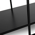 Ступенчатый стеллаж Menzie Steps Metal Rack Black варинант исполнения - 4 | Loft Concept в Сочи