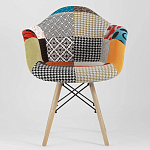 Стул с обивкой в стиле Patchwork варинант исполнения - 2 | Loft Concept в Сочи