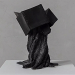 Скульптура «Окаменелый рост», Черный объект варинант исполнения - 1 | Loft Concept в Сочи