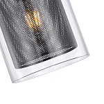 Подвесной светильник с сетчатым металлическим плафоном цилиндрической формы черный Metal Mesh варинант исполнения - 4 | Loft Concept в Сочи