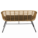 Кушетка плетеная из ротанга Wicker Сouch варинант исполнения - 2 | Loft Concept в Сочи