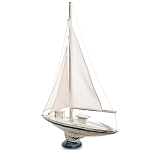 Деревянная статуэтка в виде парусника Sailboat Statuette варинант исполнения - 2 | Loft Concept в Сочи