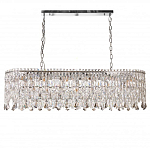 Люстра овальная с хрустальными подвесками Roul Crystal Light варинант исполнения - 6 | Loft Concept в Сочи