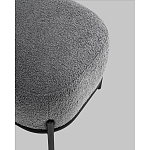 Пуф Стоун букле Fluffy темно-серый варинант исполнения - 3 | Loft Concept в Сочи