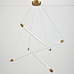 Светодиодная люстра Trumpet Tube Brass  варинант исполнения - 4 | Loft Concept в Сочи