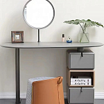 Консоль с зеркалом и  3-мя вращающимися ящиками Eloida варинант исполнения - 3 | Loft Concept в Сочи