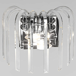 Бра цвета никель с изогнутыми хрустальными элементами Radiant Ribbons варинант исполнения - 2 | Loft Concept в Сочи