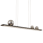 Светодиодная линейная люстра IONA Сhandelier black 103 варинант исполнения - 1 | Loft Concept в Сочи