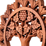 Панно из дерева круглое Osier Panel With Trees варинант исполнения - 2 | Loft Concept в Сочи