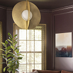 Подвесной светильник в форме золотых дисков Minimalist Lighting Fixture варинант исполнения - 3 | Loft Concept в Сочи