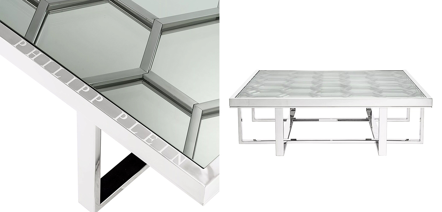 Кофейный стол Philipp Plein Coffee Table Skeleton Chrome Кофейный стол Philipp Plein Coffee Table Skeleton Chrome - Loft-Concept в Сочи