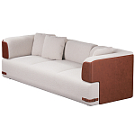 Трехместный диван Richmond с кожаной отделкой варинант исполнения - 2 | Loft Concept в Сочи