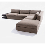 4-х местный Угловой модульный диван Zartаrn с приставным деревянным столиком варинант исполнения - 3 | Loft Concept в Сочи