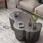 Дизайнерский журнальный стол зеркальный волнистой формы Gytep варинант исполнения - 3 | Loft Concept в Сочи