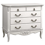 Комод белый из массива бука в стиле прованс White Provence варинант исполнения - 3 | Loft Concept в Сочи