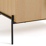 Шкаф с геометрическим рисунком на дверцах Anders Light Wood варинант исполнения - 6 | Loft Concept в Сочи