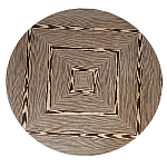 Столик журнальный круглый с полосатым узором Zebroids варинант исполнения - 7 | Loft Concept в Сочи