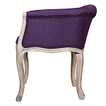 Кресло низкое в стиле прованс Louis French Armchair purple flax варинант исполнения - 2 | Loft Concept в Сочи
