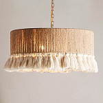 Люстра круглая плетеная с кисточками Solar Glow варинант исполнения - 9 | Loft Concept в Сочи