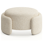 Круглая Оттоманка Alice ткань букле варинант исполнения - 2 | Loft Concept в Сочи