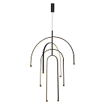 Люстра подвесная с дугообразными изогнутыми элементами Luke Lampco Tracer Lamp варинант исполнения - 5 | Loft Concept в Сочи