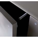 Комод со стеклянной столешницей и с выдвижными ящиками Minimalist Accent варинант исполнения - 4 | Loft Concept в Сочи