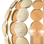 Люстра в форме шара с декором из круглых декоративных элементов Texture Discs варинант исполнения - 1 | Loft Concept в Сочи