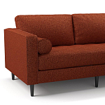 Мебельная ткань Шенилл терракотовый цвет 138 см T4-44 варинант исполнения - 1 | Loft Concept в Сочи