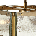 Потолочный светильник квадратный из толстого литого стекла Cast Glass варинант исполнения - 2 | Loft Concept в Сочи