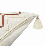 Подушка декоративная с геометрическим узором и кисточками Divine Abstractions варинант исполнения - 2 | Loft Concept в Сочи