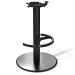 Барный стул вращающийся со спинкой Бежевый Велюр Vendramin Chair варинант исполнения - 4 | Loft Concept в Сочи