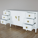 Большой Комод-буфет Elsa Dreams White с ящиками варинант исполнения - 6 | Loft Concept в Сочи