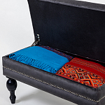 Мягкая банкетка с зоной для хранения Casket Dark Grey варинант исполнения - 4 | Loft Concept в Сочи