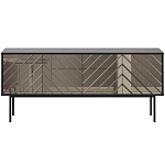 ТВ-тумба с зеркальным декором Serena TV-Stand варинант исполнения - 2 | Loft Concept в Сочи