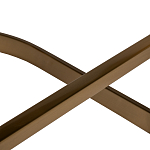 Стул барный букле бежевый с каркасом цвета матовое золото Tactility варинант исполнения - 4 | Loft Concept в Сочи