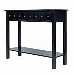 Черная консоль с выдвижными ящиками Monica варинант исполнения - 5 | Loft Concept в Сочи