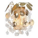 Бра с декоративными подвесками из прозрачного стекла в форме монеток FAIRYTREE Light варинант исполнения - 2 | Loft Concept в Сочи